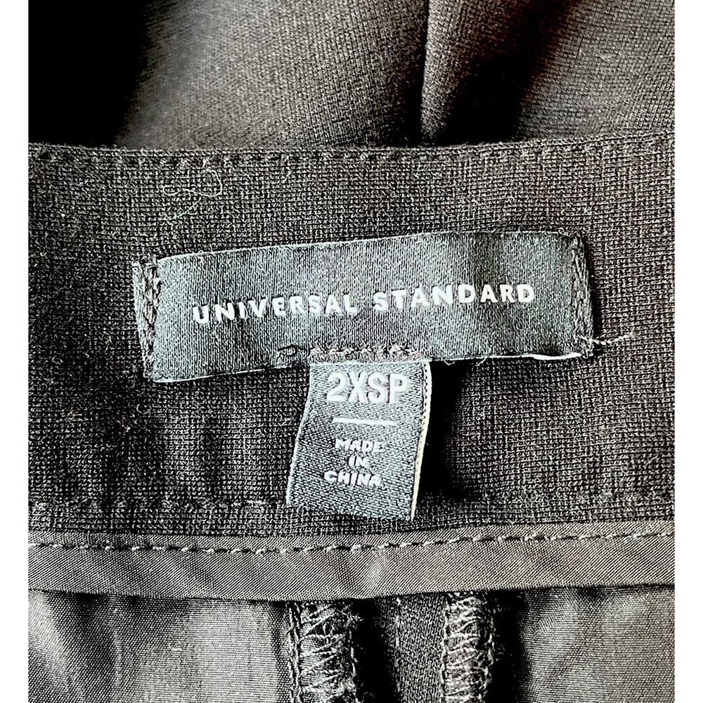 Universal Standard Women's Work Pants Black Stretch Size 2XSP Pockets Comfort - Picture 6 of 8